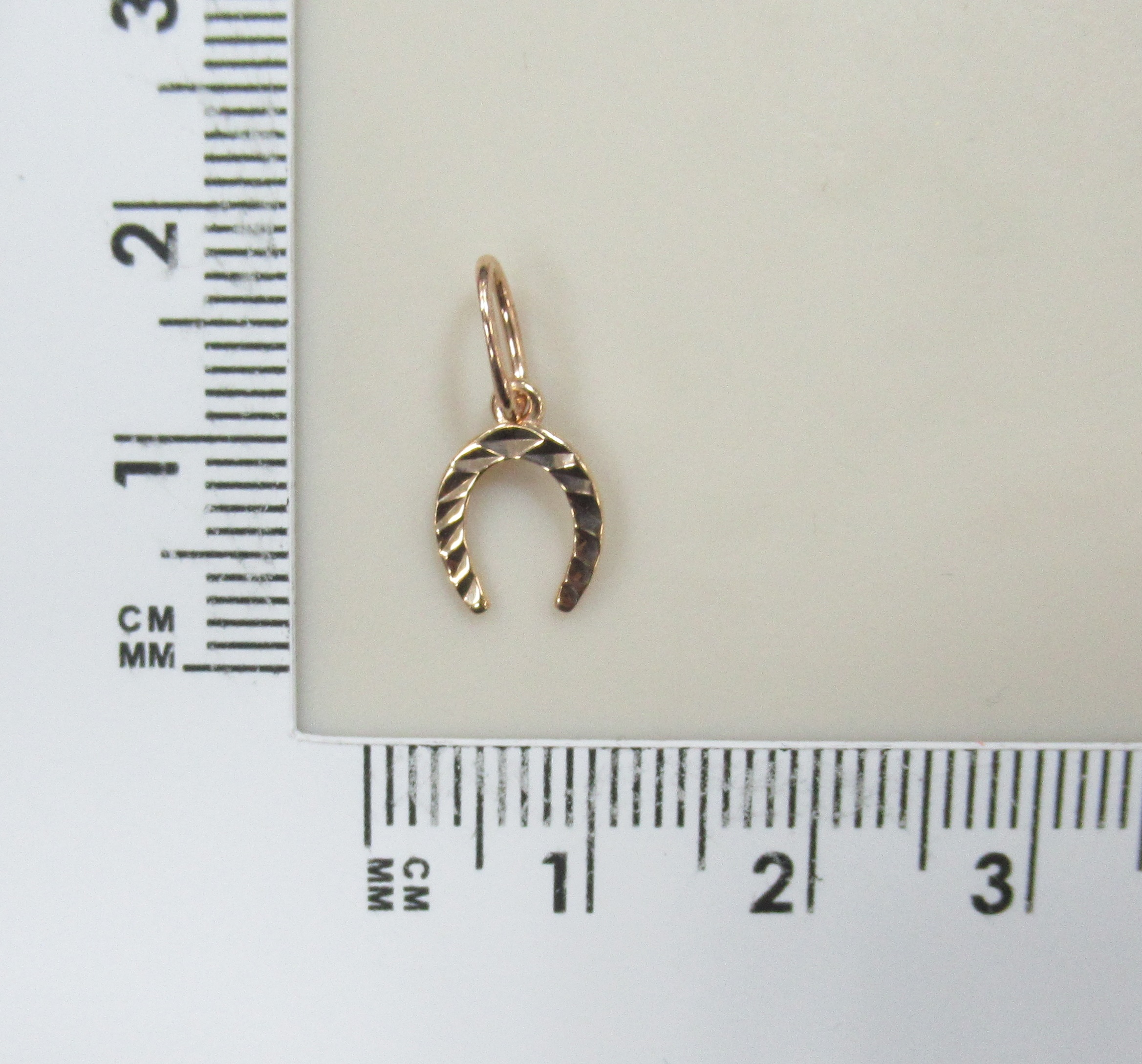 Подвеска из золота "Подкова"